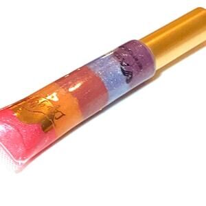 Amuse RAINBOW GLITTER LIP GLOSS Purple Blue Berry Orange Pink Sparkle Beauty NEW